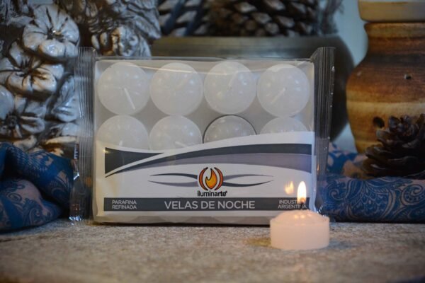 Velas Blancas x 12 Unidades