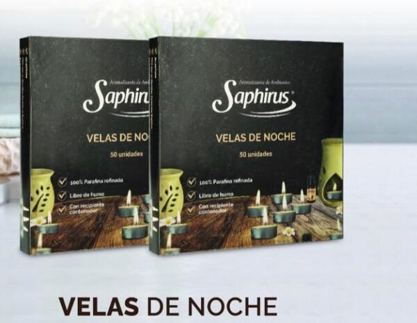 Velas blancas Saphirus